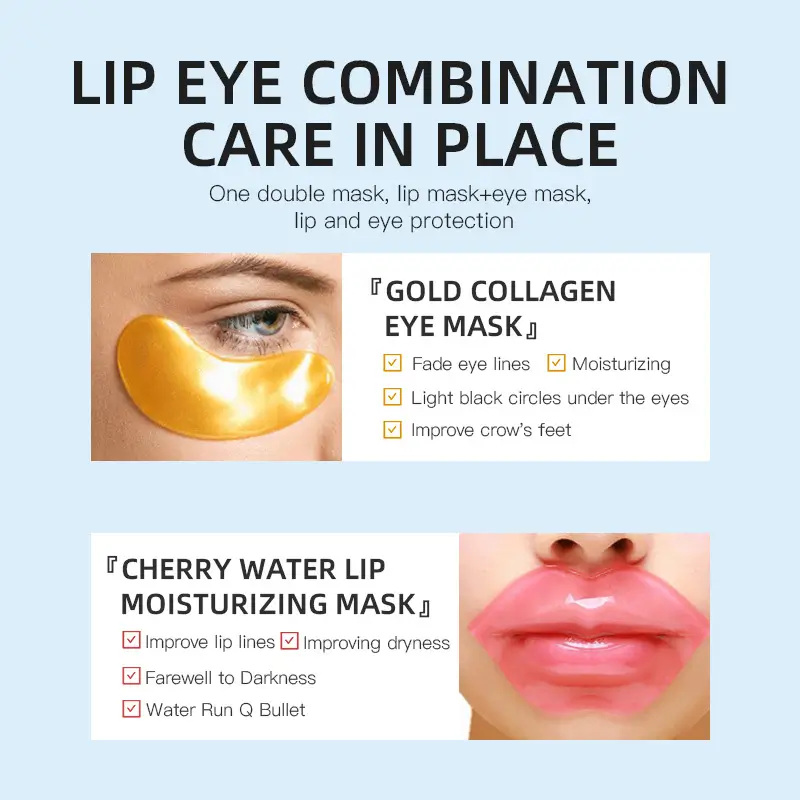 Lip And Eye Mask Set Effect